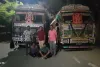 ఇసుక అక్రమంగా తరలిస్తున్న వాహనాలు సీజ్ 