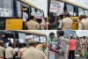 ఒంగోలు హైవే-16 దిగ్బంధించిన పొగాకు రైతులు.. గిట్టుబాటు ధర కోసం ఆందోళన