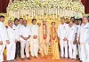 నూతన వధూవరులను ఆశీర్వదించిన మాజీ ఎమ్మెల్యే 