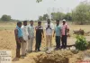 డ్వాక్రా గ్రూప్   భవనానికి  శంకుస్థాపన .  -సర్పంచ్  దొంతర బోయిన నరేష్ .