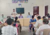 ఉపాధి సివిల్ వర్కులపై సర్పంచిలతో సమీక్ష