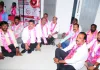 గుర్తు వివాదంపై నిరసన