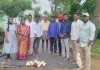 సీసీ రోడ్డు నిర్మాణ పనులకు శ్రీకారం