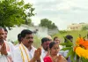 వర్షాల కోసం నాభి శిల, బొడ్రాయికి జలాభిషేకం