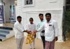పాలచర్లలో పింఛన్ల పంపిణీ.. లబ్ధిదారులకు అందజేసిన ముత్యాలప్ప
