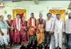 శ్రీ సంతోషి మాత వార్షికోత్సవంలో పాల్గొన్న  పద్మశాలి కార్పొరేషన్ చైర్మన్ గూడూరు శ్రీనివాస్