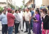 వీరారెడ్డి నగర్‌ను సందర్శించిన ఎం ఎం సి  కమిషనర్ వినయ్ కృష్ణా రెడ్డి  