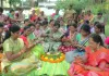 హుస్నాబాద్ వైశ్య భవన్‌లో ఘనంగా గోరింటాకు వేడుకలు