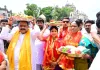 అమ్మవారి ఆలయాల్లో టీపీసీసీ చీఫ్ మహేష్ కుమార్ గౌడ్ దంపతుల ప్రత్యేక పూజలు