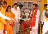 భాగ్యలక్ష్మి అమ్మవారిని దర్శించుకున్న కేంద్రమంత్రి కిషన్ రెడ్డి.. ప్రత్యేక పూజలు