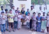 టిడిపి పోలిట్ బ్యూరో సభ్యులు ఎమ్ అరవింద్ కుమార్ జన్మదినం సందర్బంగా ప్రభుత్వ పాఠశాలలో నోట్ బుక్స్ , ప్రోటీన్ మిల్క్ షేక్స్ పంపిణి 