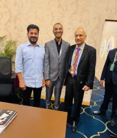 తెలంగాణ రైజింగ్ గ్లోబల్ సమ్మిట్‌ లో విజ్జి ఇంక్ ( యుఎస్ ఏ) , గ్రాన్యూల్స్ ఫార్మా ప్రతినిధులు పెట్టుబడులు 