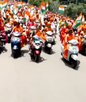 హైదరాబాద్‌లో బీజేపీ మహిళా మోర్చా భారీ స్కూటీ ర్యాలీ