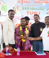టీయూడబ్ల్యూజే (ఐజేయూ) చేవెళ్ల ఎలక్ట్రానిక్ మీడియా అధ్యక్ష, ఉపాధ్యక్షులుగా పడమటి నరేందర్ రెడ్డి, శ్రీనివాస్, గుత్తి రాఘవేందర్ 