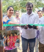 వంటశాలను ప్రారంభించిన సర్పంచ్ రమేష్.