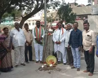 స్మశాన వాటిక అభివృద్ధి పనులు ప్రారంభం 