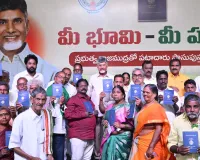 Chandrababu Naidu:  భూముల వివాదంపై చంద్రబాబు సీరియస్.. అక్కడ ఆయన ఫొటో ఎందుకు?