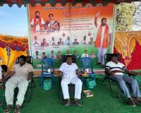 రుద్రారం సర్పంచ్ గొల్లగూడెం యాదిరెడ్డి ఆధ్వర్యంలో మెగా రక్తదానం