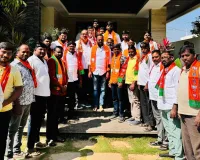 చేవెళ్లలో భారీగా బిజెపిలో చేరికలు. - కాంగ్రెస్ ను వీడిన దుర్గాప్రసాద్ 