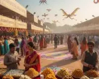  పరేడ్ గ్రౌండ్‌లో కైట్ అండ్ స్వీట్ ఫెస్టివల్..!!