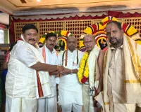 శ్రీవారి కళ్యాణ మహోత్సవం లో పాల్గొన్న రాపోలు 