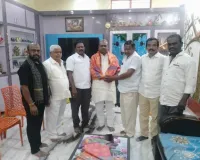 మెట్ పల్లి లో రాపోలు వీర మోహన్ కు ఆత్మీయ స్వాగతం