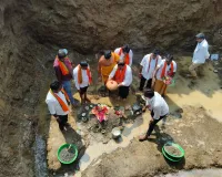 ఆలయ నిర్మాణానికి  శంకుస్థాపన 