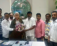 మీడియా అకాడమీ చైర్మన్ కే శ్రీనివాస్ రెడ్డి ని కలిసిన కాచం సత్యనారాయణ 