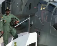 యుద్ధ హెలికాఫ్టర్ ‘ప్రచండ్’ లో ద్రౌపది ముర్ము విహారం