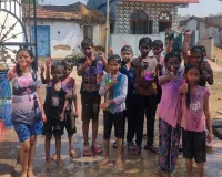 బచ్చన్నపేటలో హోలీ సంబరాలు