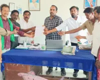 గ్రామపంచాయతీ కార్మికుల ధర్నా 