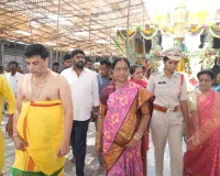 బ్రహ్మోత్సవాల్లో పాల్గొన్న మంత్రి సురేఖ 