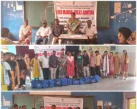 మోడల్ స్కూల్ విద్యార్థులకు ఆట వస్తువులు అందజేత 