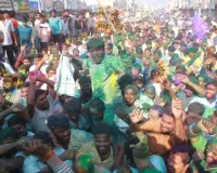 నకిరేకల్‌లో ఘనంగా హోలీ వేడుకలు