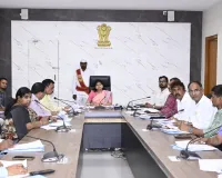 అభివృద్ధి పనులపై సమీక్షా  సమావేశం