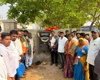 పాఠశాల ప్రహరీ గోడ నిర్మాణం ప్రారంభం