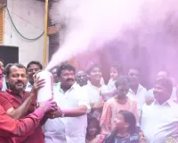 హోలీ సంబరాల్లో ఎమ్మెల్యే తలసాని