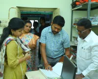 మున్సిపల్ కార్యాలయం ఆకస్మిక తనిఖీ
