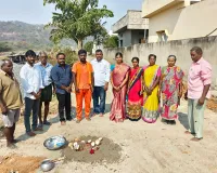 చింతలతాన గ్రామంలో రూ.5 లక్షల సీసీ రోడ్డుకు భూమి పూజ