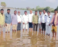 బునాది గాని చెరువుకు గోదావరి జలాలు 