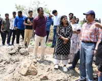 కాముని చెరువును సందర్శించిన హైడ్రా కమిషనర్ రంగనాథ్