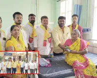 ఆస్పత్రిలో రోగులకు గద్దె విజయ్ పండ్లు పంపిణీ 