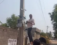 అంజనపల్లిలో  సీసీ కెమెరాల  ఏర్పాటు