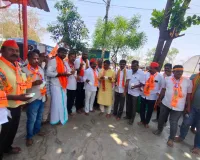 నుమాన్ శోభయాత్రలో మజ్జిగ పంపిణీ 