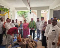 నూతన రేషన్ షాపు ప్రారంభం