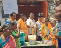 తొర్రూరులో  చలివేంద్రం ఏర్పాటు 