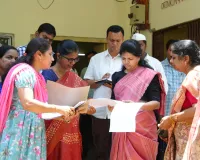 సాంఘిక సంక్షేమ పాఠశాల  కలెక్టర్ ఆకస్మిక తనిఖీ 