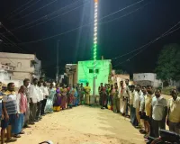 ఆకన్ పల్లి లో హైమాస్ట్ లైట్ల ఏర్పాటు 