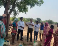 ఉపాధి హామీ పనులను పరిశీలించిన ఎంపిడిఓ