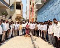 సీసీ రోడ్డు పనులు ప్రారంభం